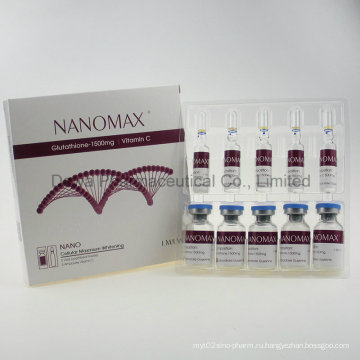 Nanomax Gsh Лиофилизированный порошок для ухода за кожей 600mg / 900mg / 1200mg / 1500mg / 1800mg / 3000mg Глутатион инъекции